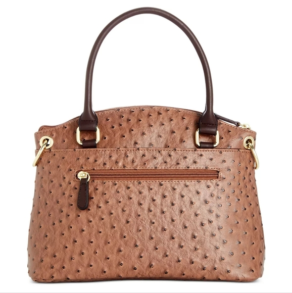 Giani Bernini Faux Ostrich Mini Satchel - Picture 2 of 9